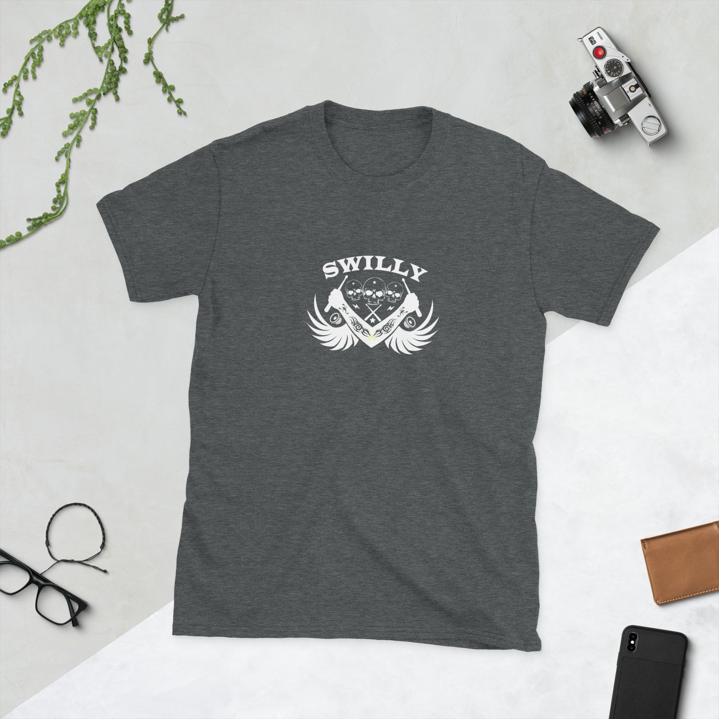 Swilly drummer logo Short-Sleeve Unisex T-Shirt